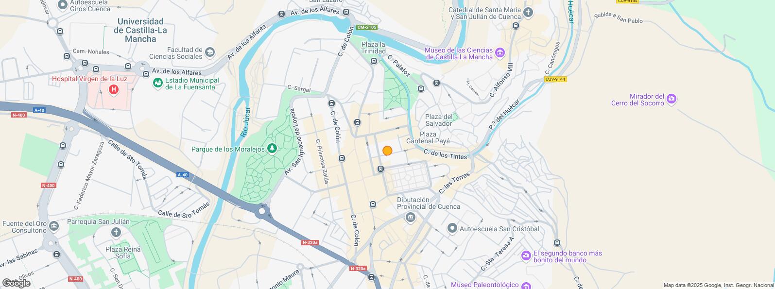 Location Map for Zona centro, Cuenca, 16001