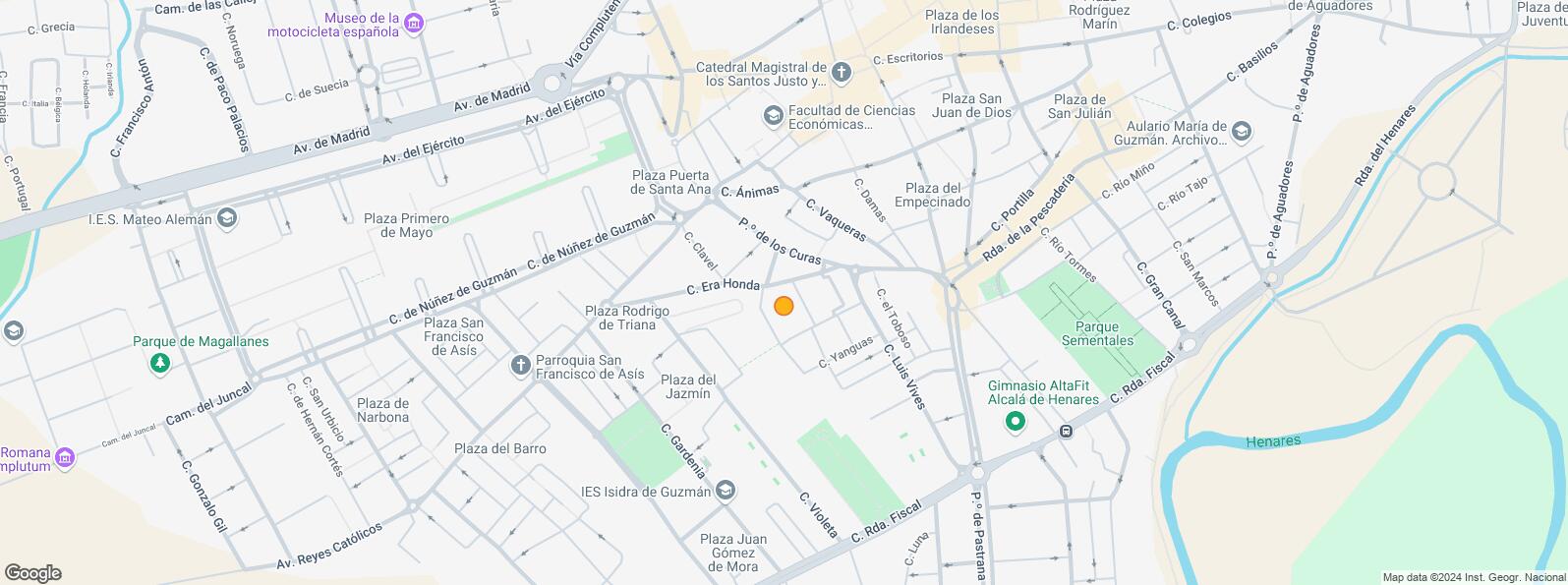 Location Map for Calle Nardo, Alcalá de Henares, Madrid, 28803