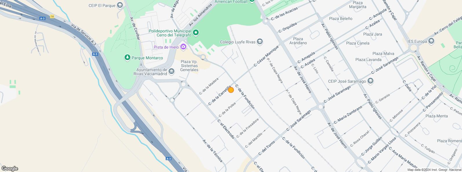 Mapa de Zona industrial, Rivas-Vaciamadrid, Madrid, 28529