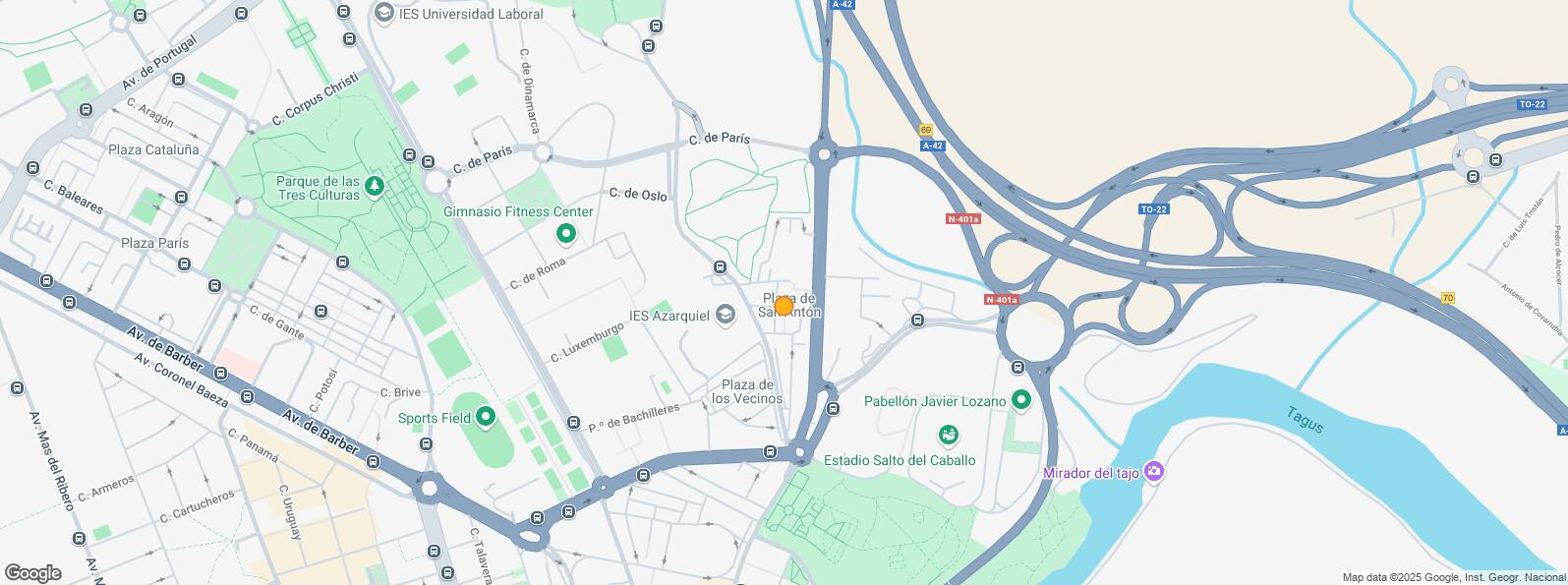 Mapa de Carretera Mocejón, Toledo, 45003