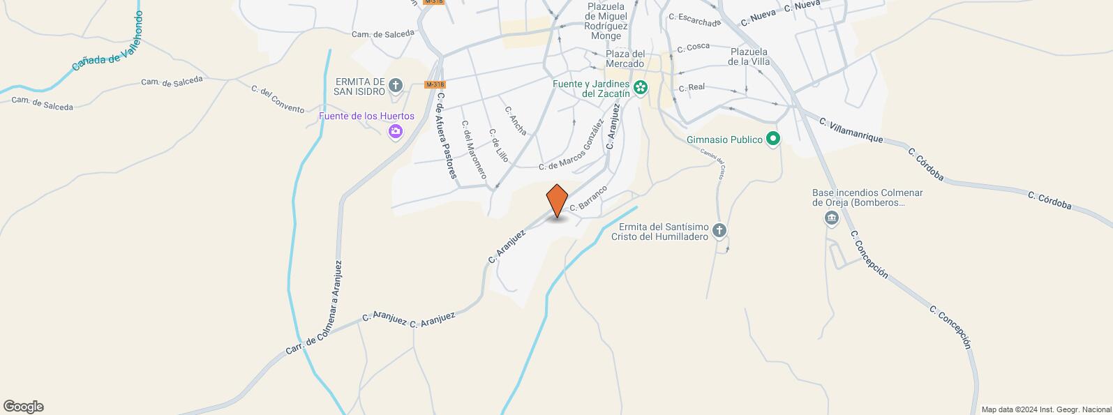 Location Map for Calle Barranco, 75, Colmenar de Oreja, Madrid, 28380