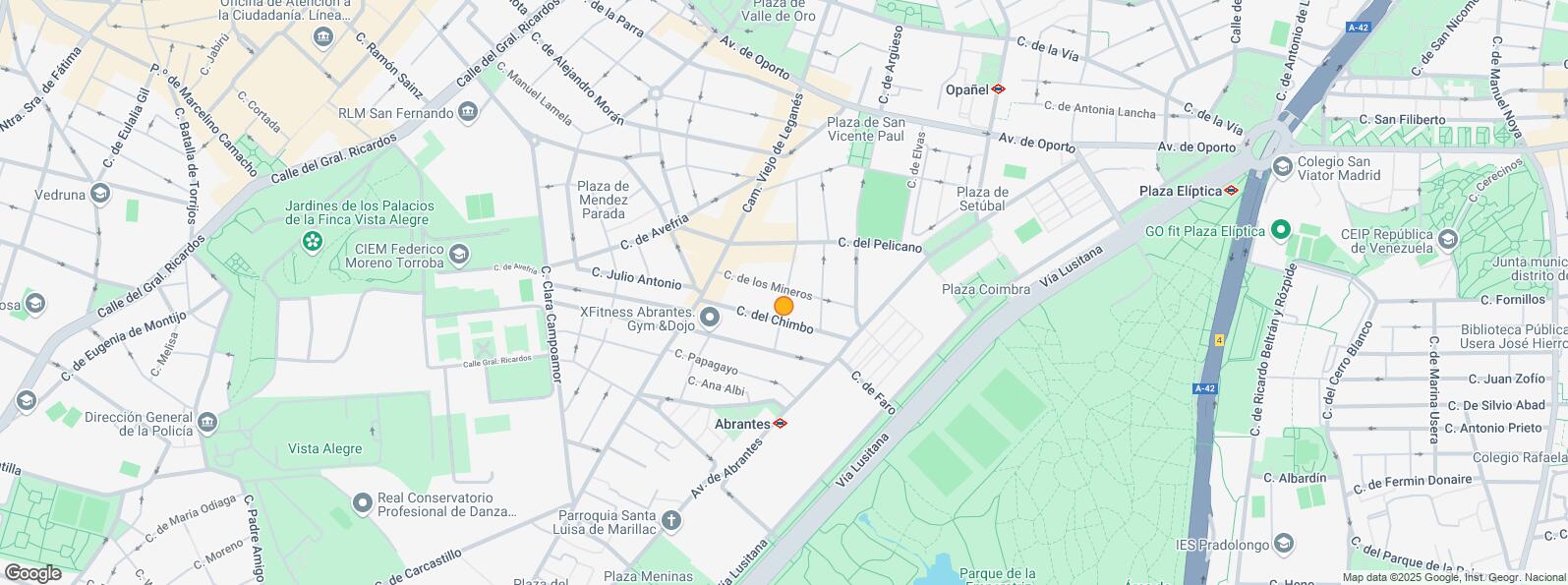 Mapa de Calle Eulalia Paino, Carabanchel, Madrid, 28025