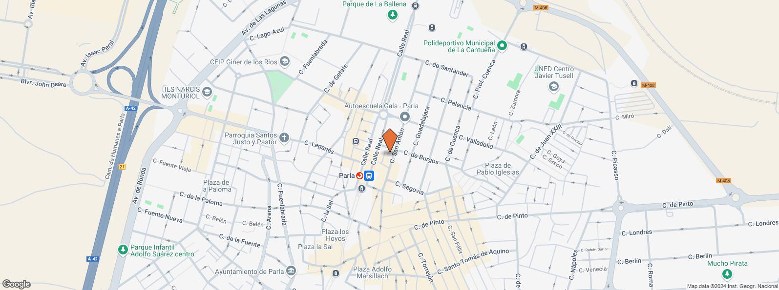 Mapa de Calle San Antón, 59, Parla, Madrid, 28980