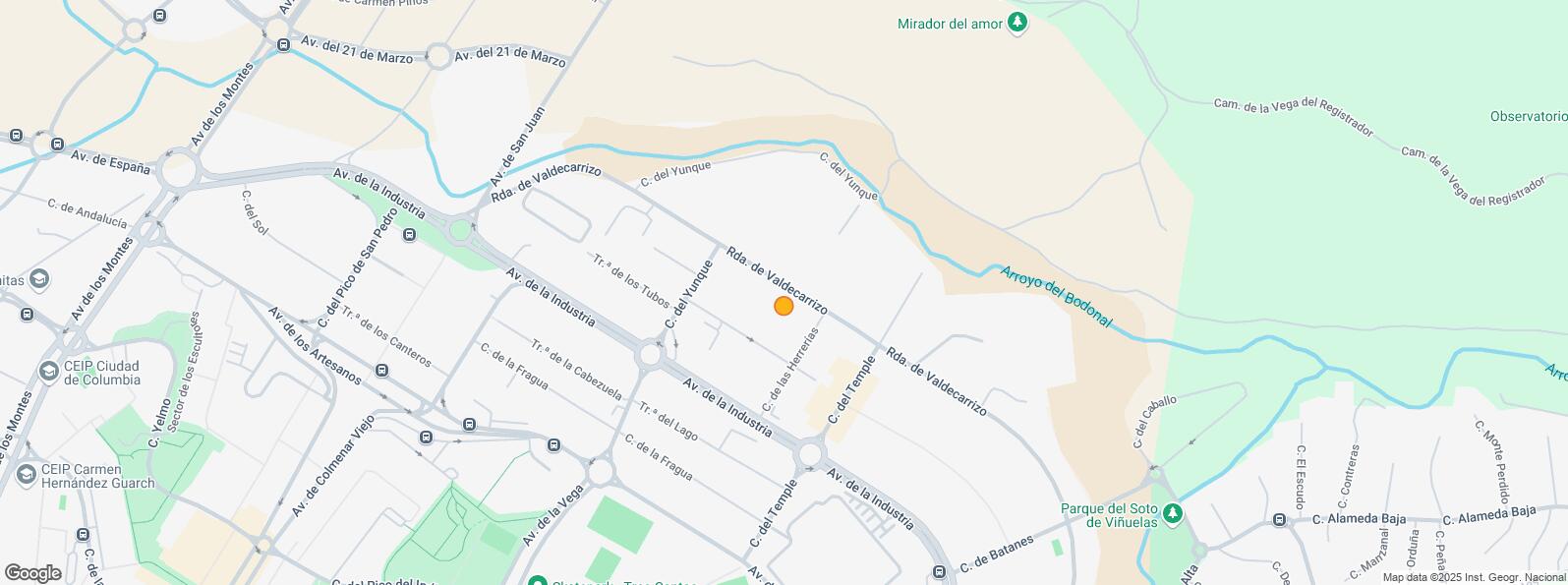 Location Map for Zona Tres Cantos, Tres Cantos, Madrid, 28760