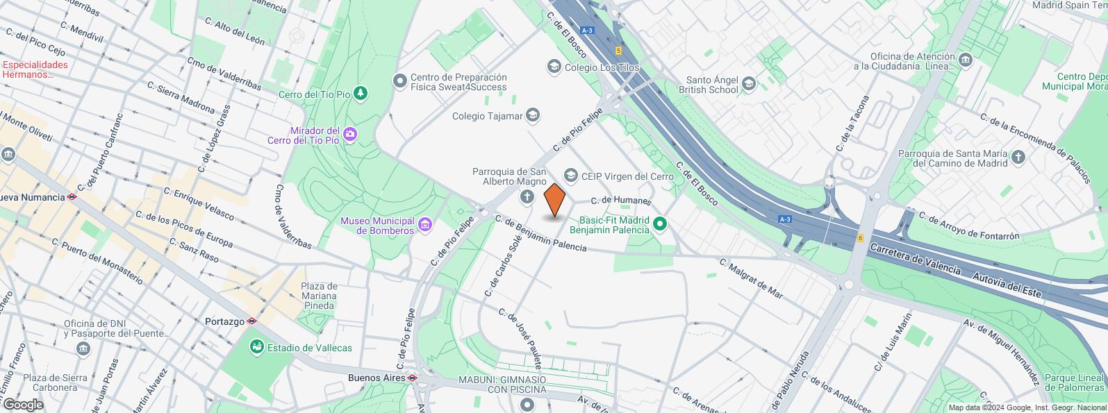 Mapa de Calle Humanes, 3, Puente de Vallecas, Madrid, 28038