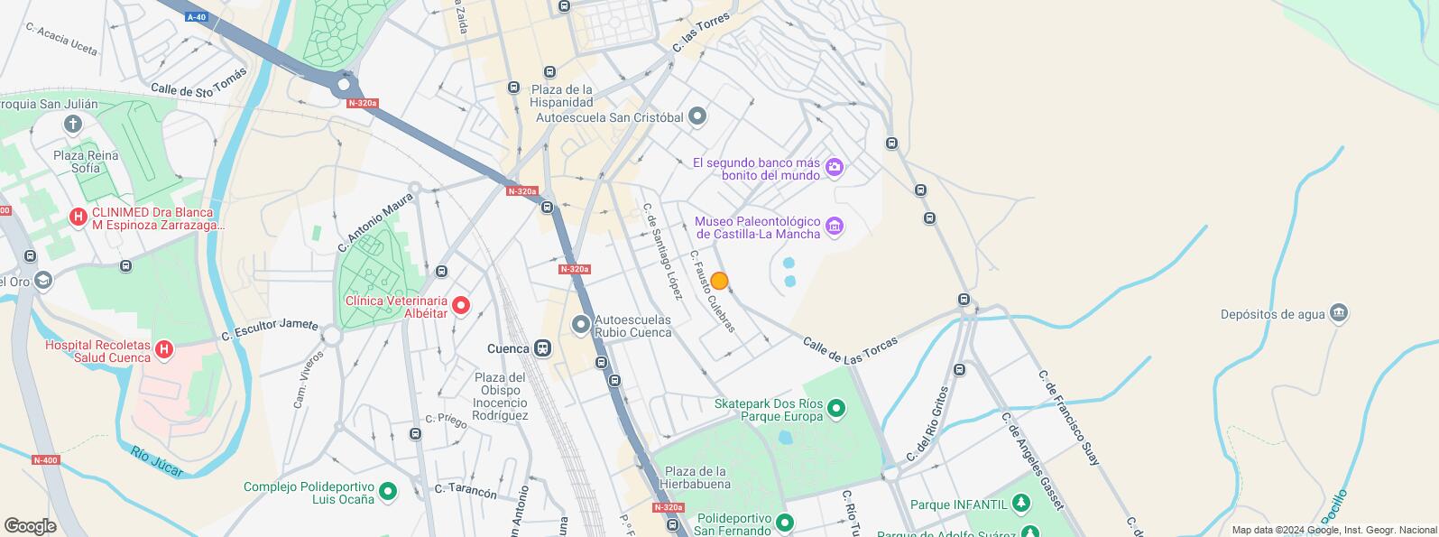 Location Map for Calle Coronilla del Buen Suceso, Cuenca, 16004