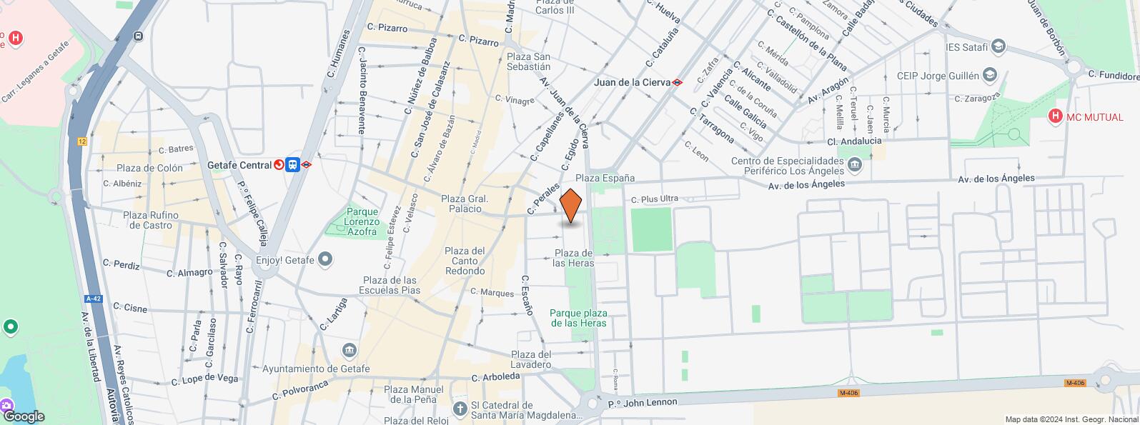 Mapa de Calle San Vicente, 32, Getafe, Madrid, 28901