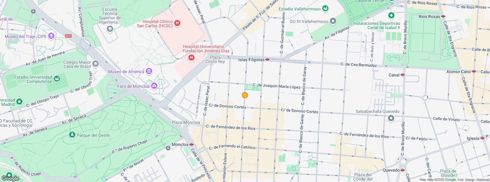 Mapa de Zona Gaztambide, Chamberí, Madrid, 28015