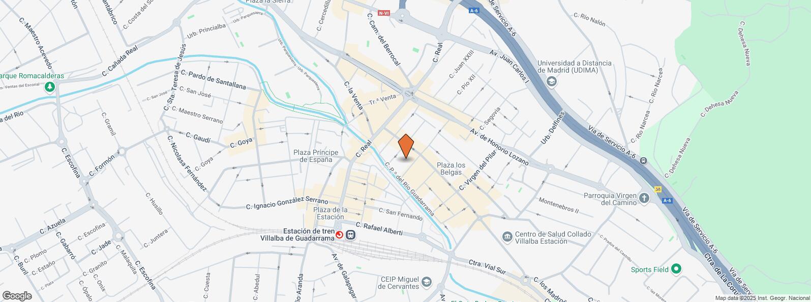 Location Map for Calle Fuente, 17, Collado Villalba, Madrid, 28400