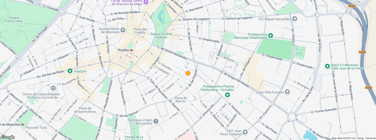 Location Map for Zona centro, Móstoles, Madrid, 28937