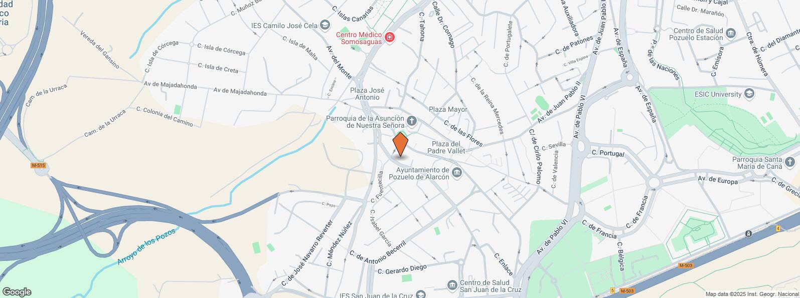 Mapa de Calle Hospital, 24, Pozuelo de Alarcón, Madrid, 28223