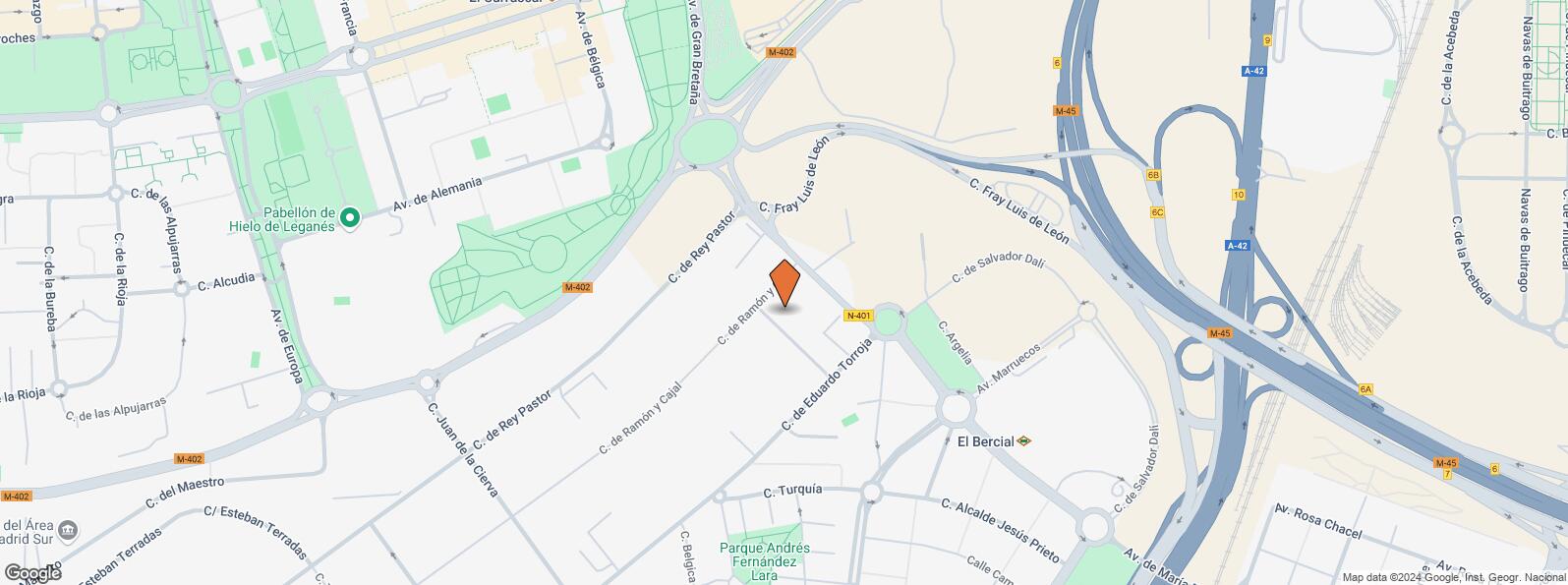 Location Map for Calle Ramón y Cajal, 26, Leganés, Madrid, 28914