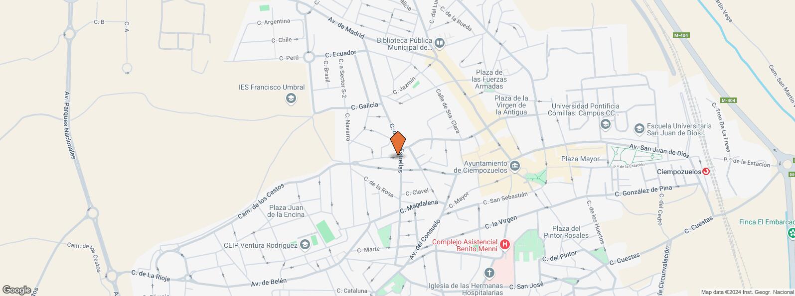 Location Map for Calle Estrella, 39, Ciempozuelos, Madrid, 28350