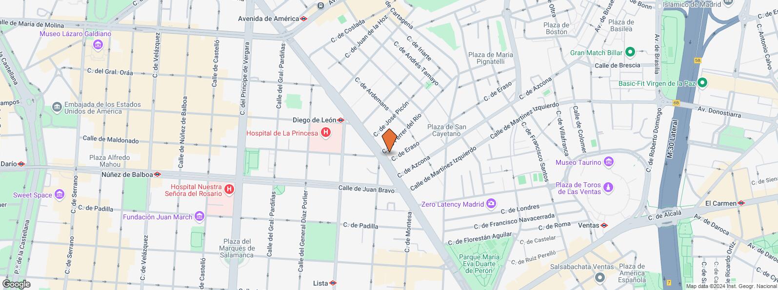 Mapa de Calle Francisco Silvela, 42, Salamanca, Madrid, 28028