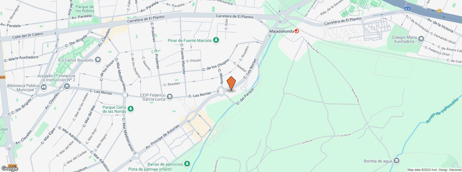 Mapa de Calle Norias, 80, Majadahonda, Madrid, 28220