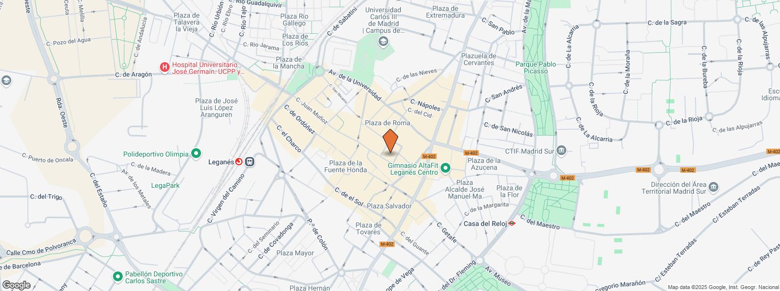 Location Map for Calle Jeromín, 7, Leganés, Madrid, 28911