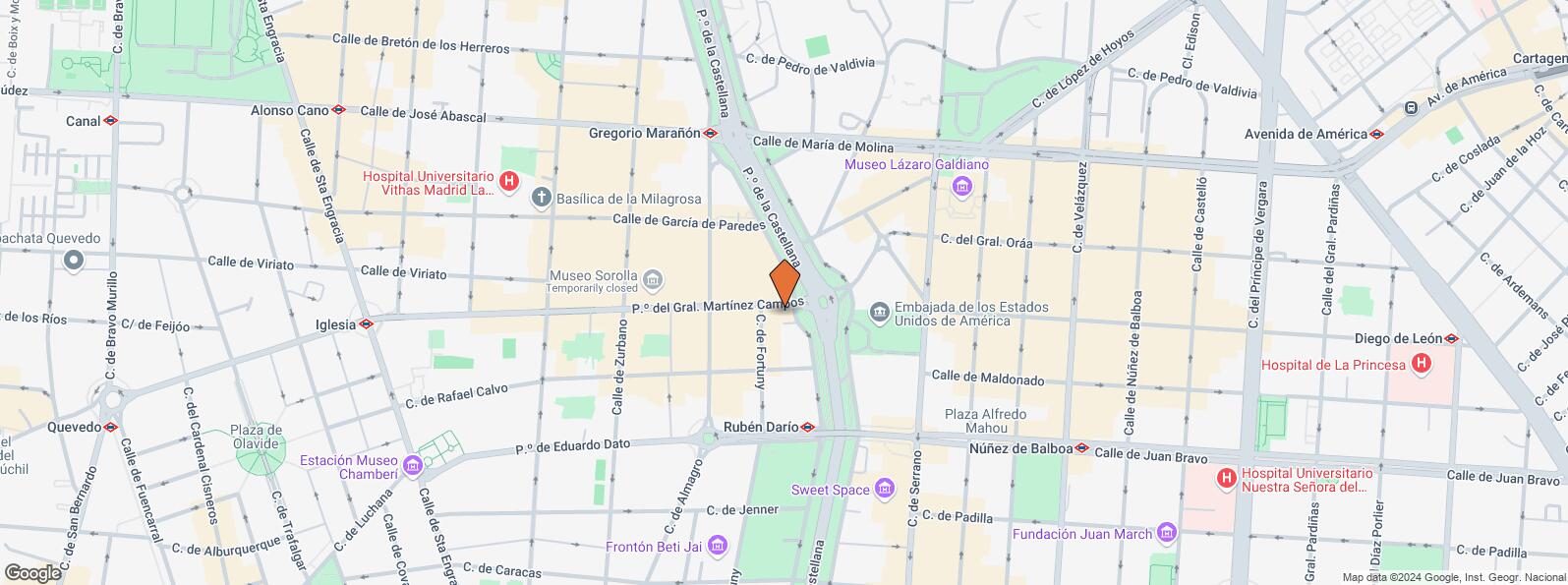 Mapa de Paseo Castellana, 41, Chamberí, Madrid, 28046