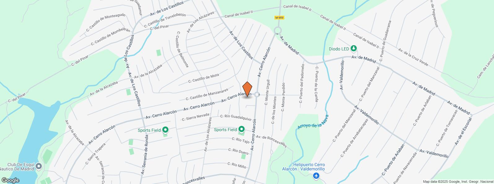 Mapa de Avenida Cerro Alarcón, 28, Valdemorillo, Madrid, 28210