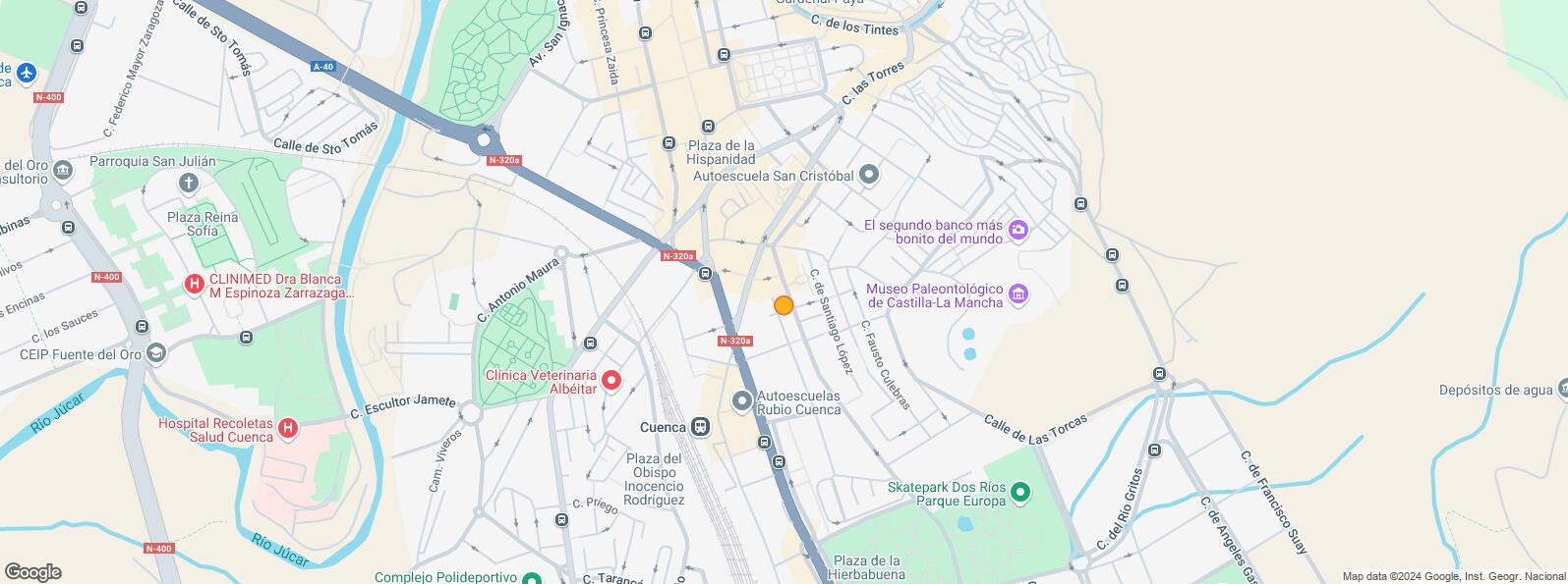 Location Map for Zona centro, Cuenca, 16004