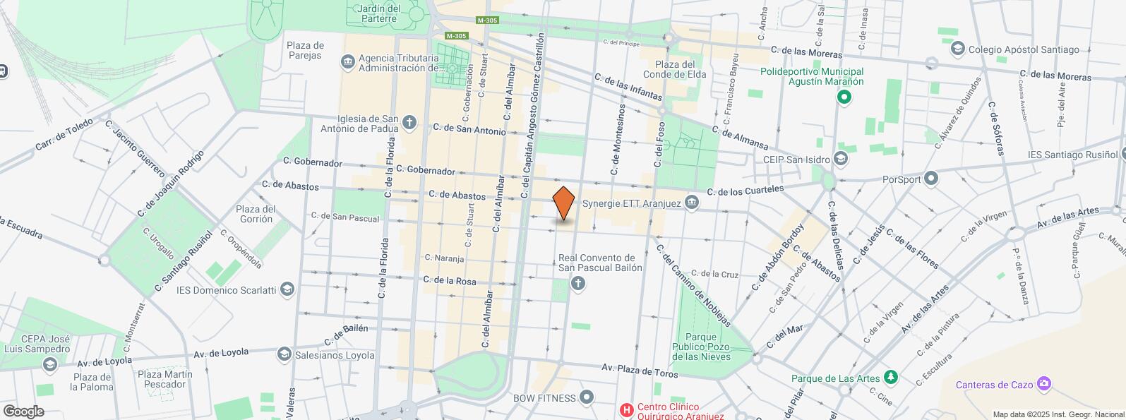 Location Map for Calle Abastos, 94, Aranjuez, Madrid, 28300