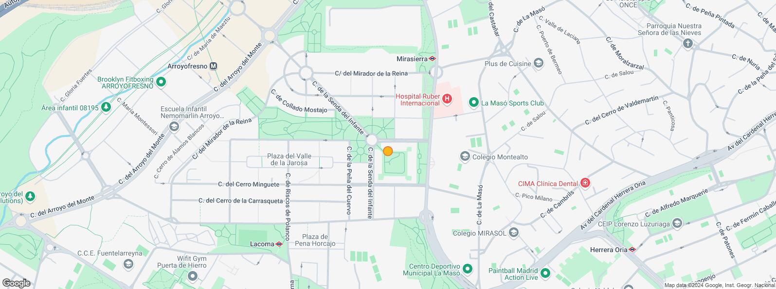 Mapa de Avenida Ventisquero de la Condesa, Fuencarral - El Pardo, Madrid, 28035