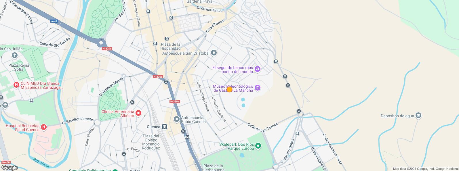 Location Map for Calle Santiago López, Cuenca, 16004