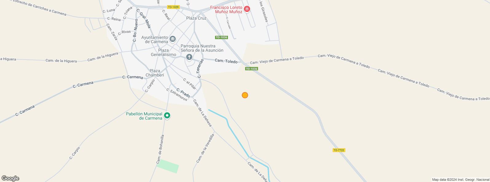 Location Map for Carretera Escalonilla, Carmena, Toledo, 45531