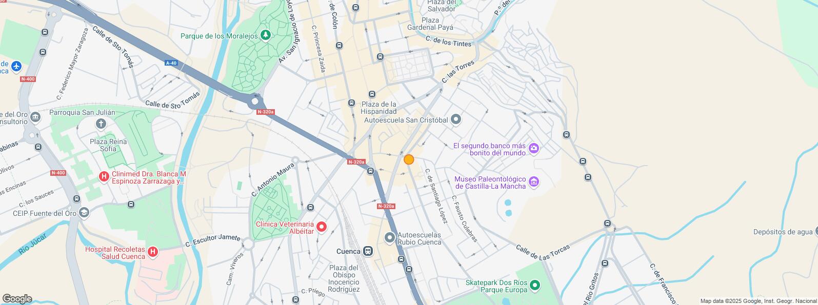 Mapa de Centro urbano, Cuenca, 16004