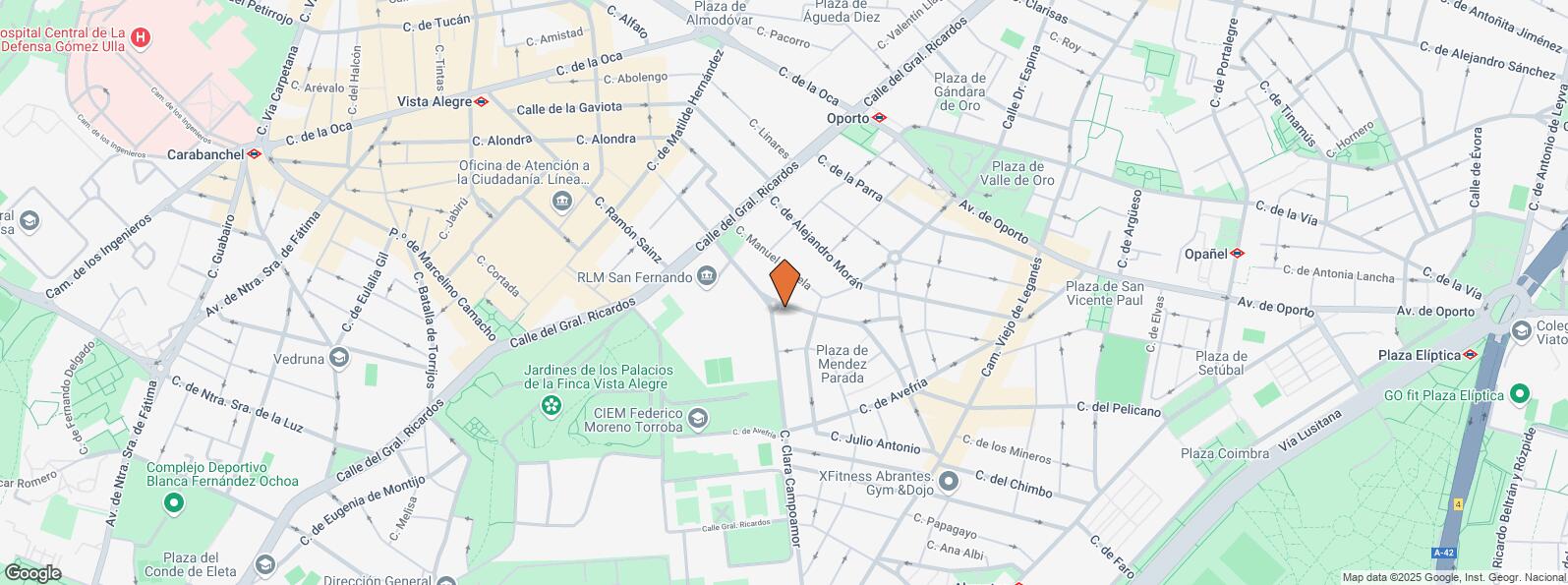 Location Map for Calle Clara Campoamor, 13, Carabanchel, Madrid, 28025