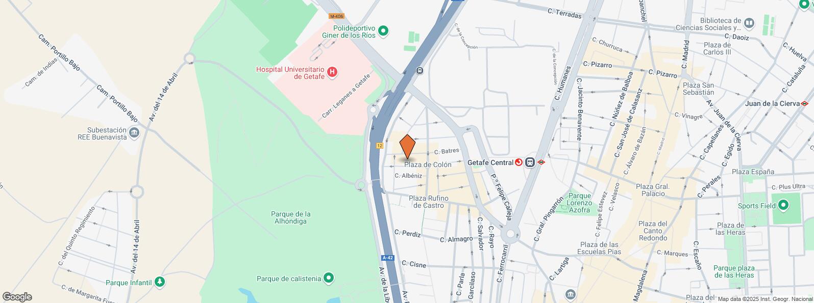 Location Map for Calle de Fernando Barrachina, 42, Getafe, Madrid, 28904