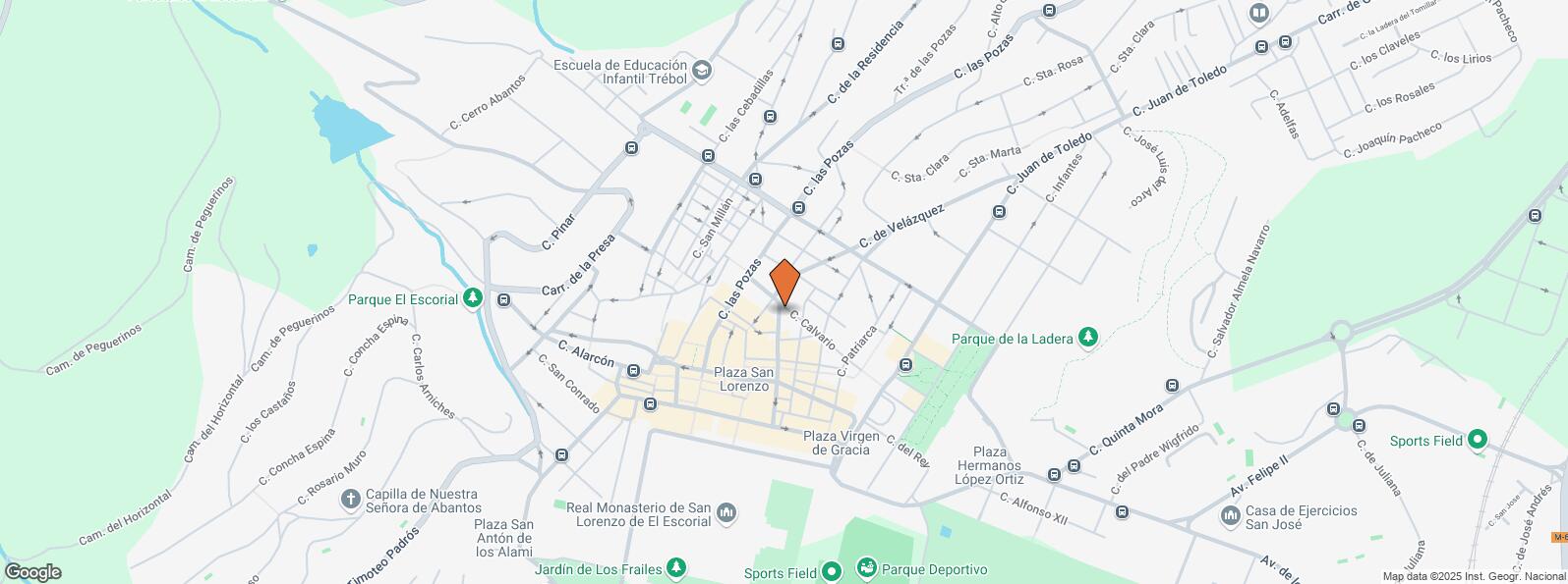 Location Map for Calle San Antón, 24, San Lorenzo de El Escorial, Madrid, 28200