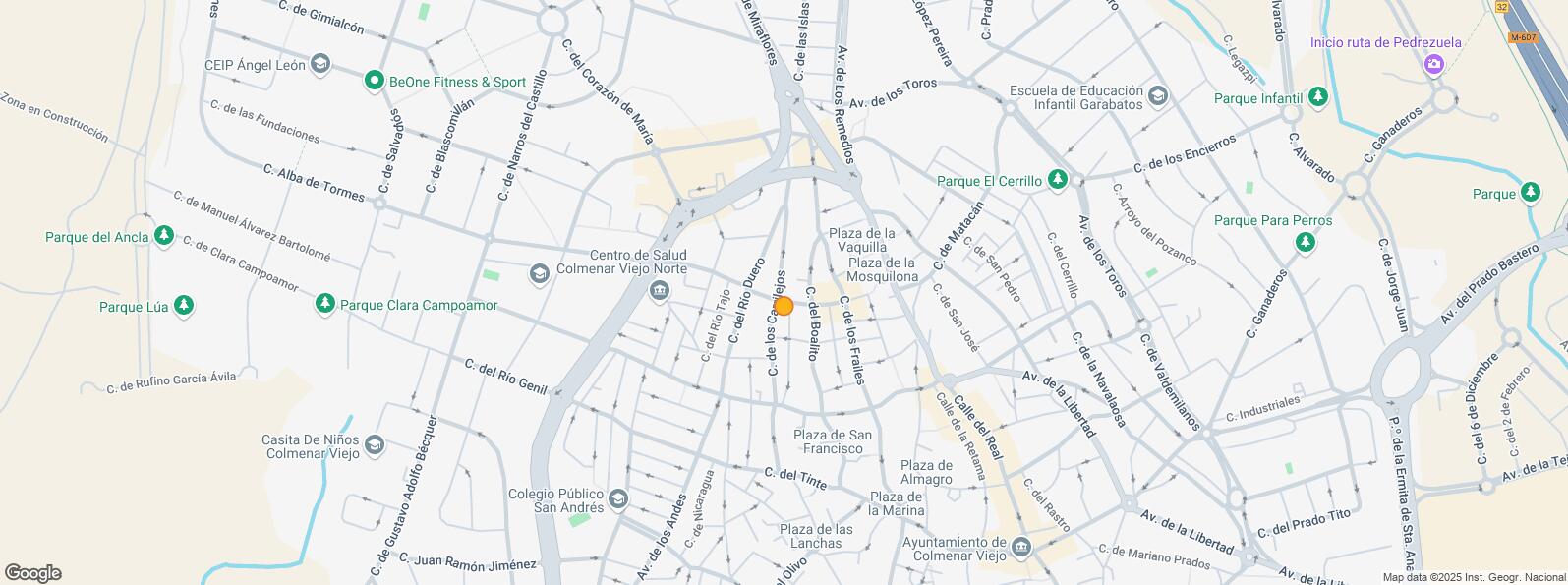 Location Map for Calle Boalito, Colmenar Viejo, Madrid, 28770