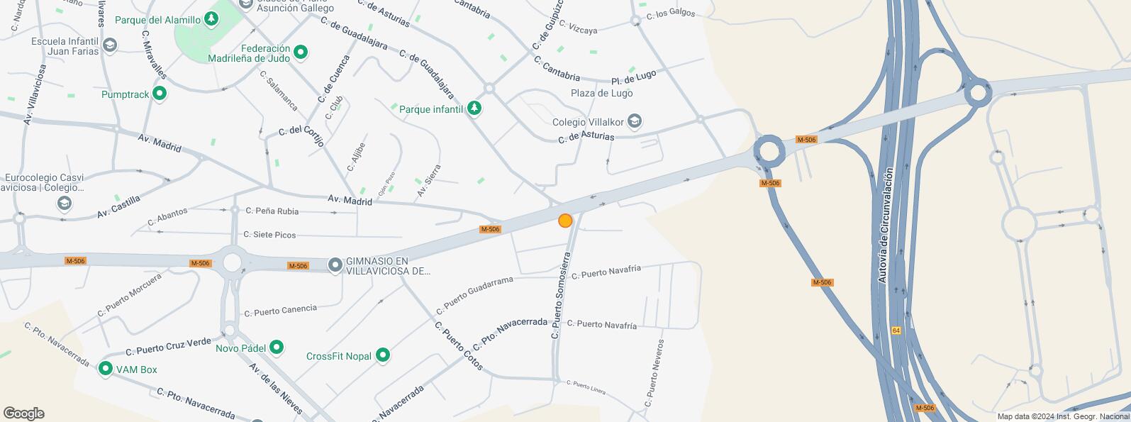 Mapa de Polígono Industrial Las Nieves, Móstoles, Madrid, 28935