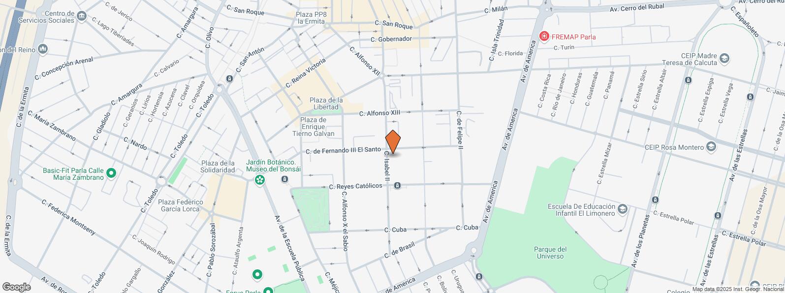 Location Map for Calle Isabel II, 25, Parla, Madrid, 28980