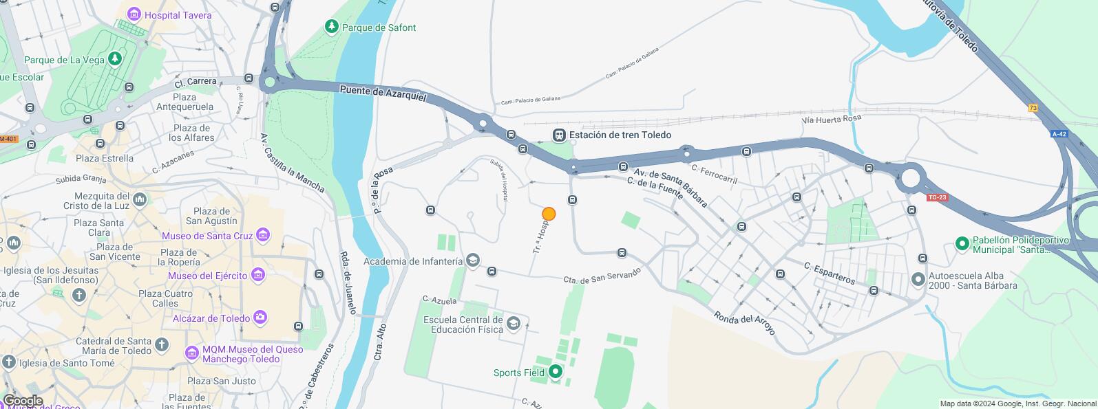 Location Map for Calle Subida del Hospital, Toledo, 45006