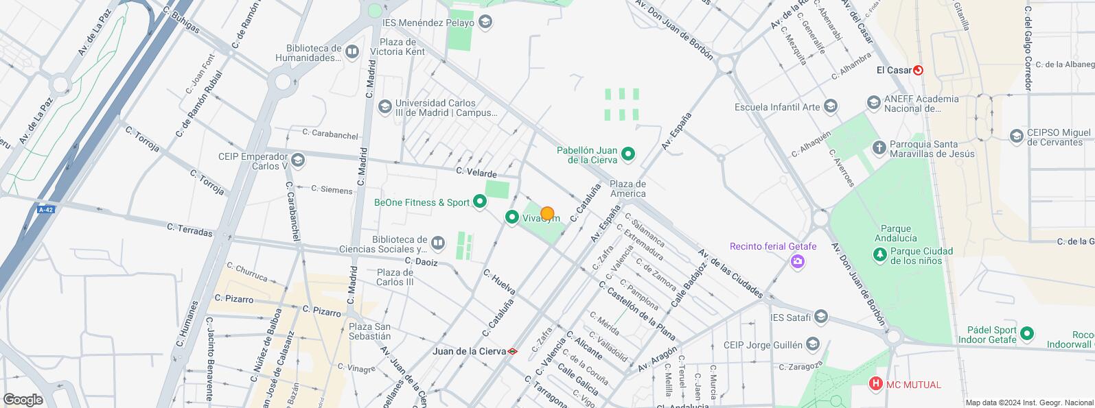 Mapa de Calle Doctor Barraquer, Getafe, Madrid, 28903