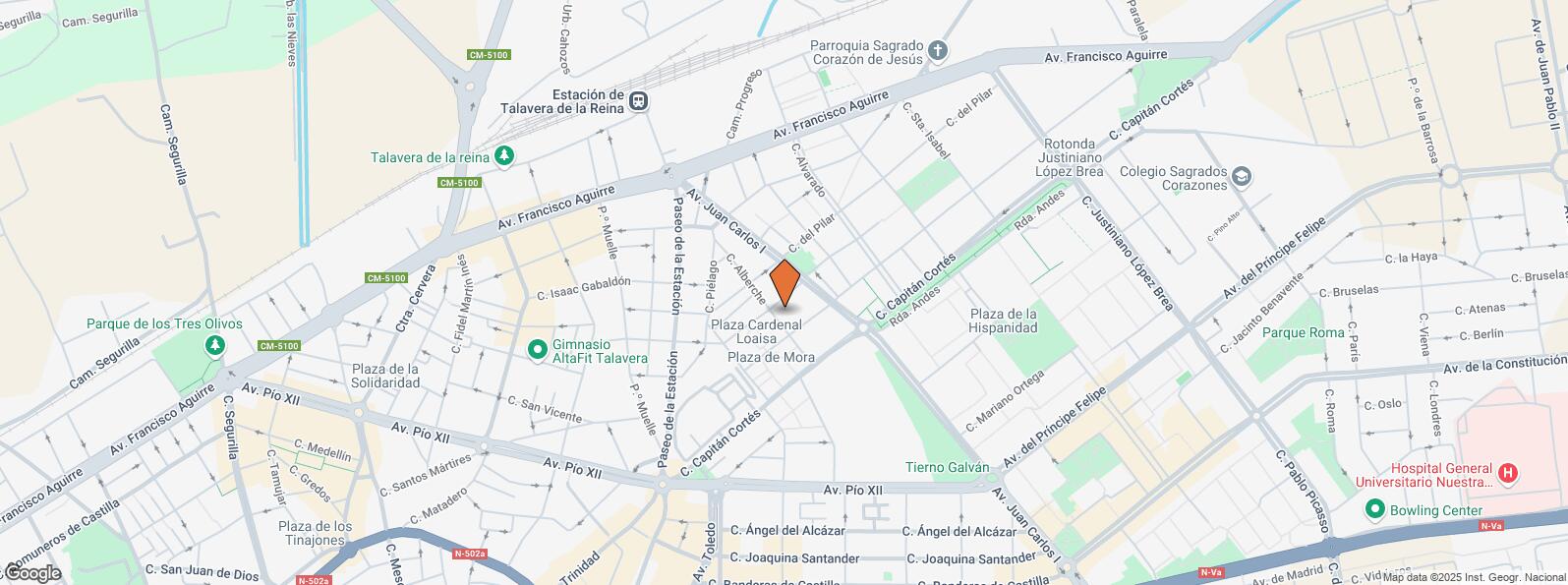 Location Map for Calle Alberche, 8, Talavera de la Reina, Toledo, 45600