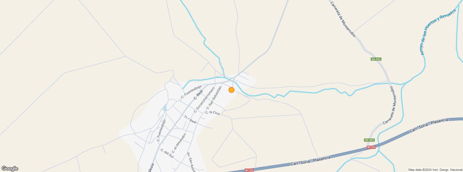 Mapa de Calle Cruz, Zarzuela del Monte, Segovia, 40152