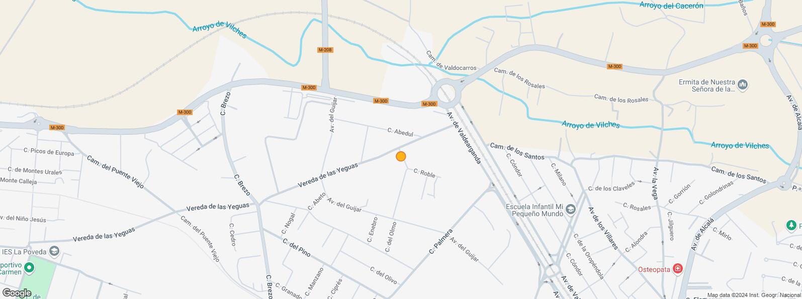 Location Map for Polígono industrial El Guijar, Arganda del Rey, Madrid, 28500