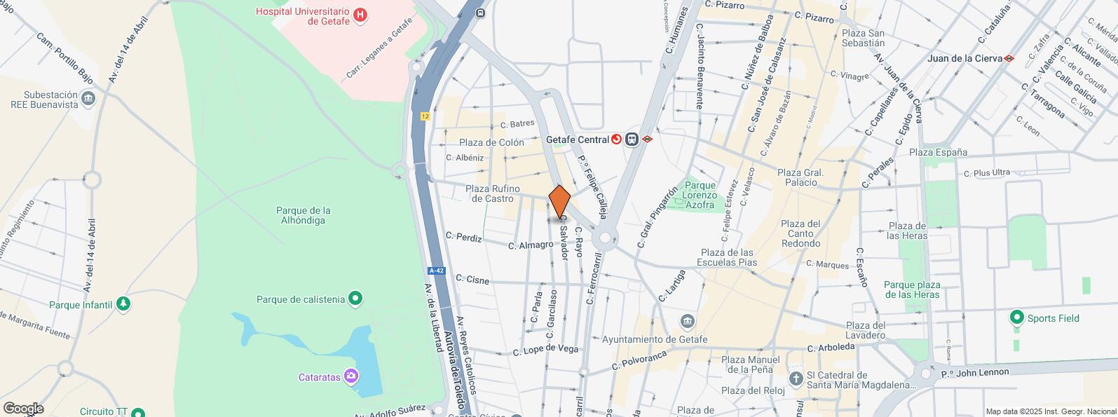 Location Map for Calle Salvador, 14, Getafe, Madrid, 28904