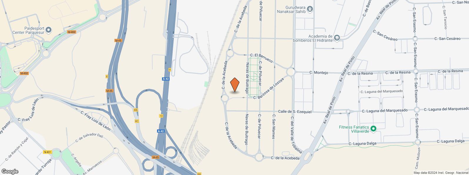 Mapa de Calle Berzosa de Lozoya, 18, Villaverde, Madrid, 28021