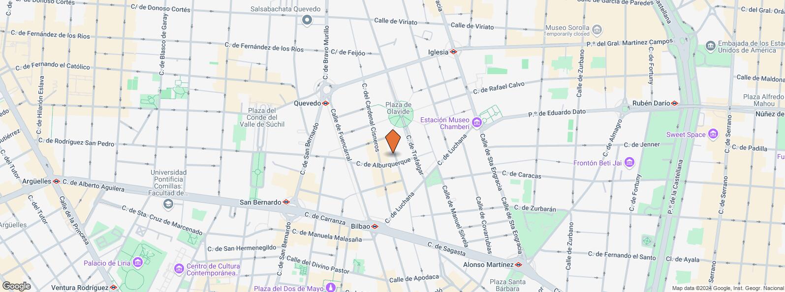 Mapa de Calle Palafox, 15, Chamberí, Madrid, 28010