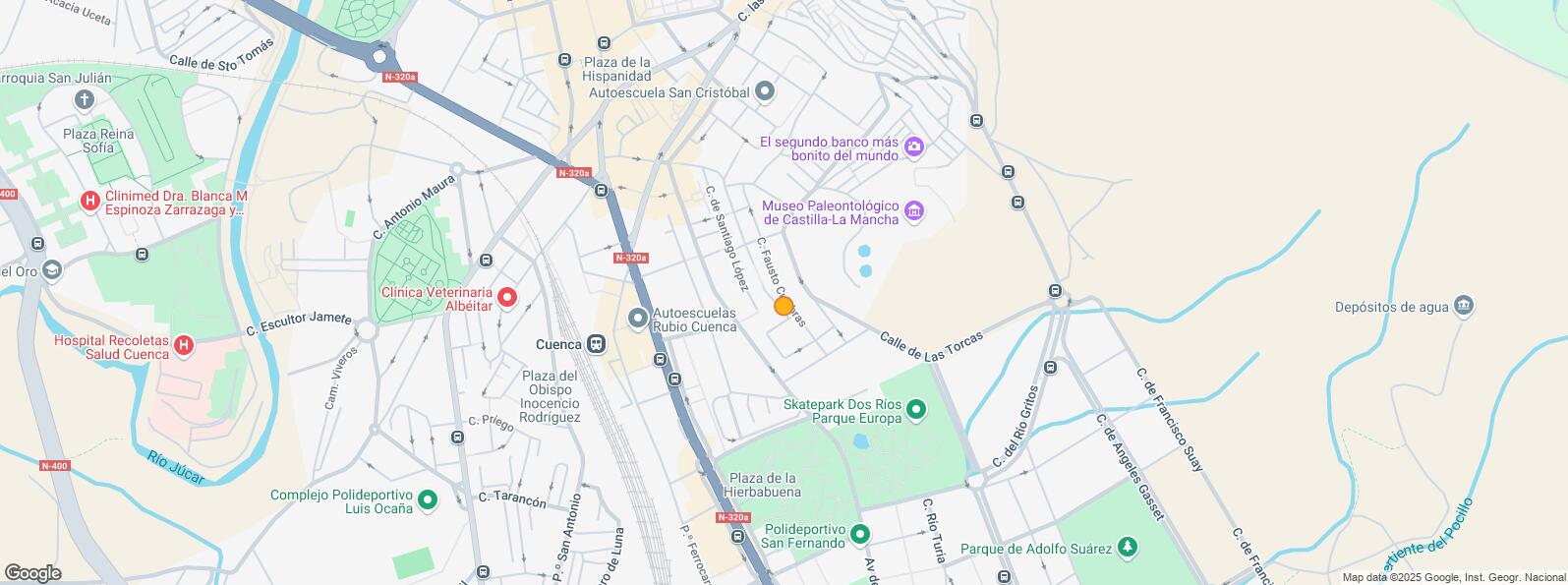 Location Map for Los Tiradores, Cuenca, 16004