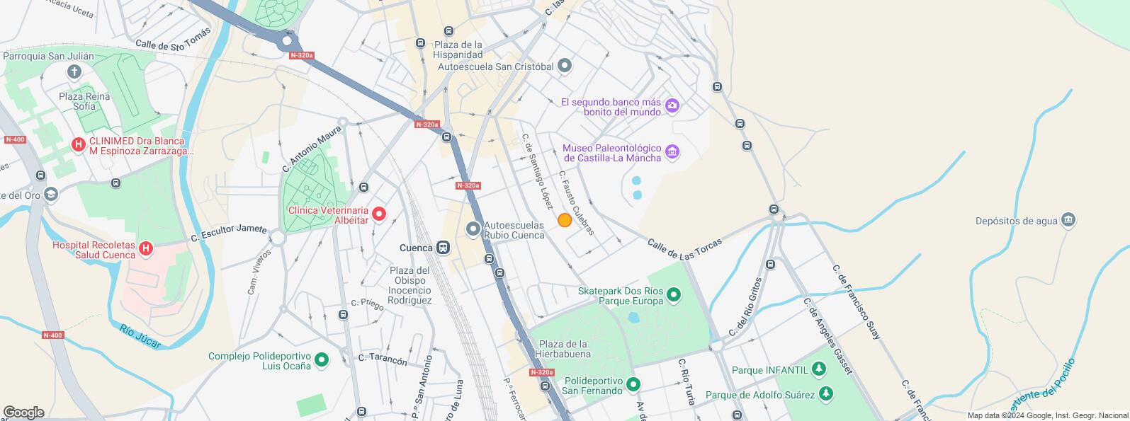 Location Map for Calle Santiago López, Cuenca, 16004