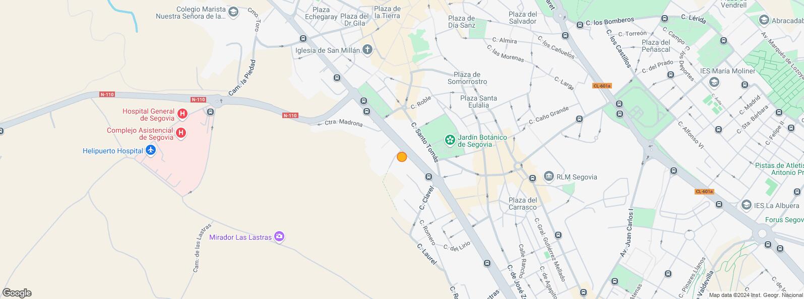 Location Map for Centro Comercial Las Mahonías, Segovia, 40002