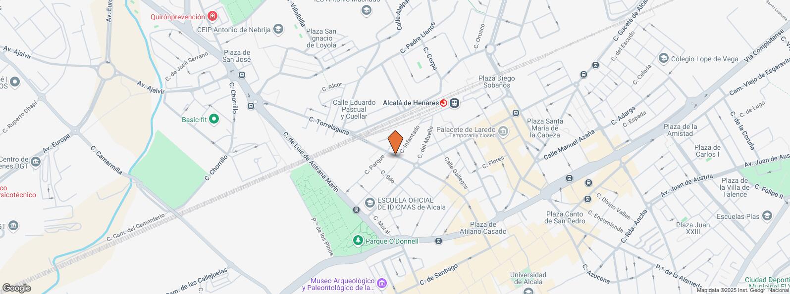 Location Map for Calle Torrelaguna, 9, Alcalá de Henares, Madrid, 28807