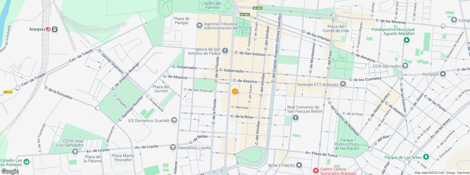 Mapa de Calle Abastos, Aranjuez, Madrid, 28300