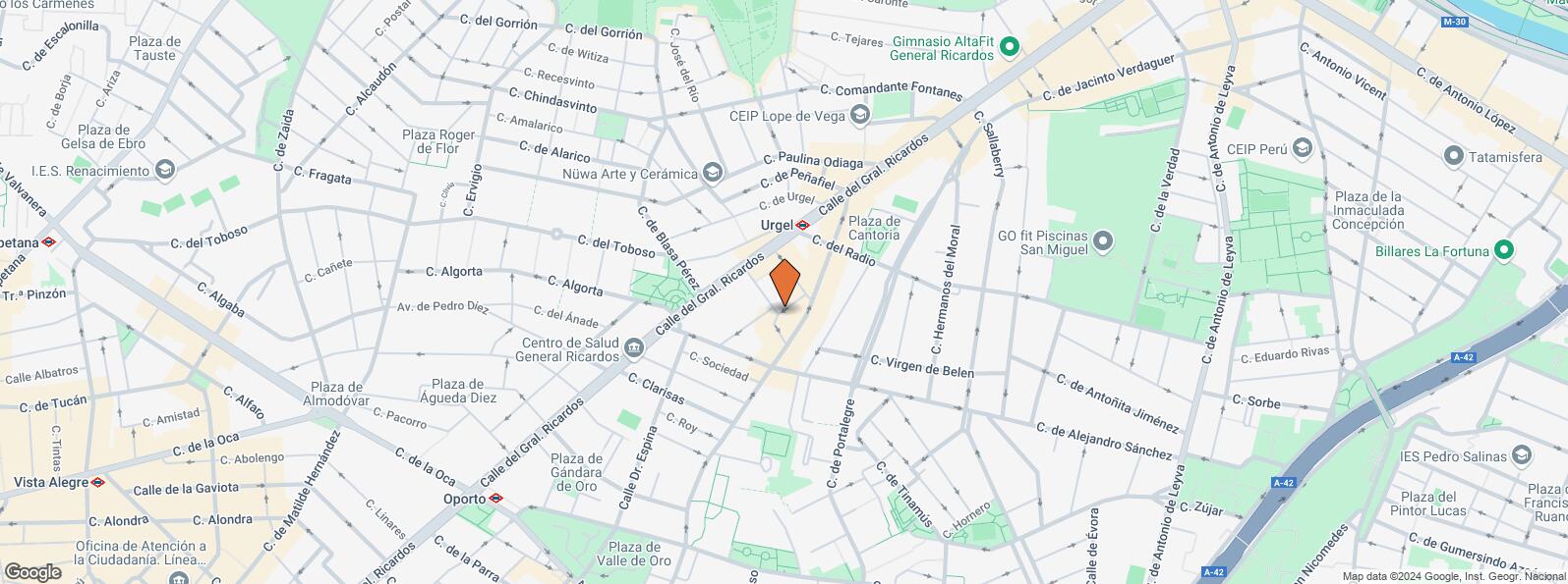 Location Map for Calle San Braulio, 3, Carabanchel, Madrid, 28019