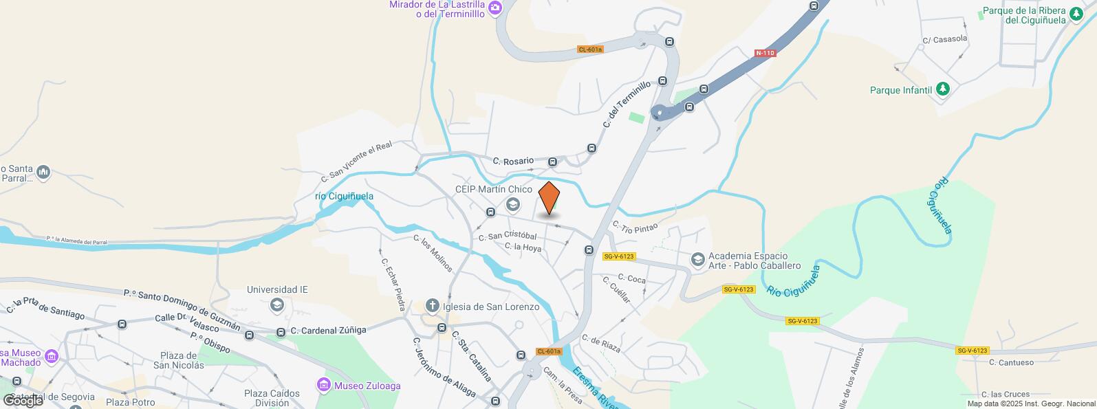 Location Map for Calle Nieves, 21, Segovia, 40003