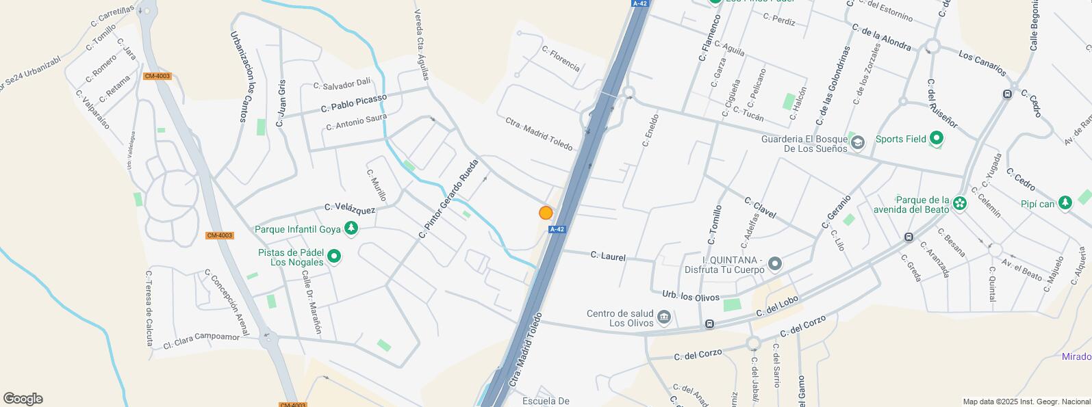 Location Map for Carretera Madrid-Toledo, Olías del Rey, Toledo, 45280